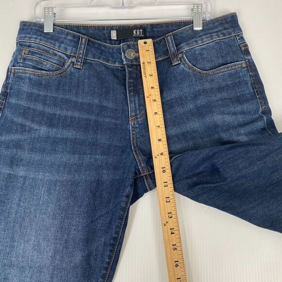 Kut From The Kloth Womens Natalie High Rise Bootcut Blue Jeans SZ 12 Stretch - Picture 7 of 12